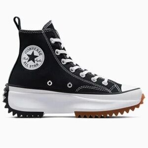 Converse Black High-Top Run Star Hike Platform Canvas